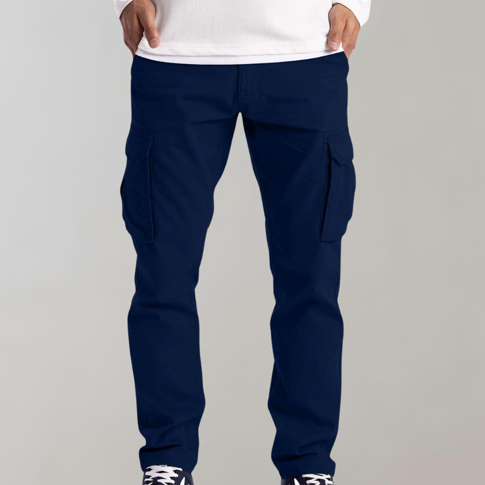 Francis Pantalon Cargo Homme – Relaxed Fit with Multiple Pockets & Reinforced Seams