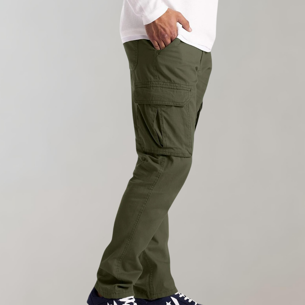 Francis Pantalon Cargo Homme – Relaxed Fit with Multiple Pockets & Reinforced Seams