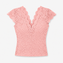 Olivia Jones | Lace V-Neck Blouse For Women