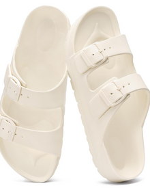 Olyra Women's Sandals – Comfortable EVA Slides with Double Adjustable Buckle & Arch Support
