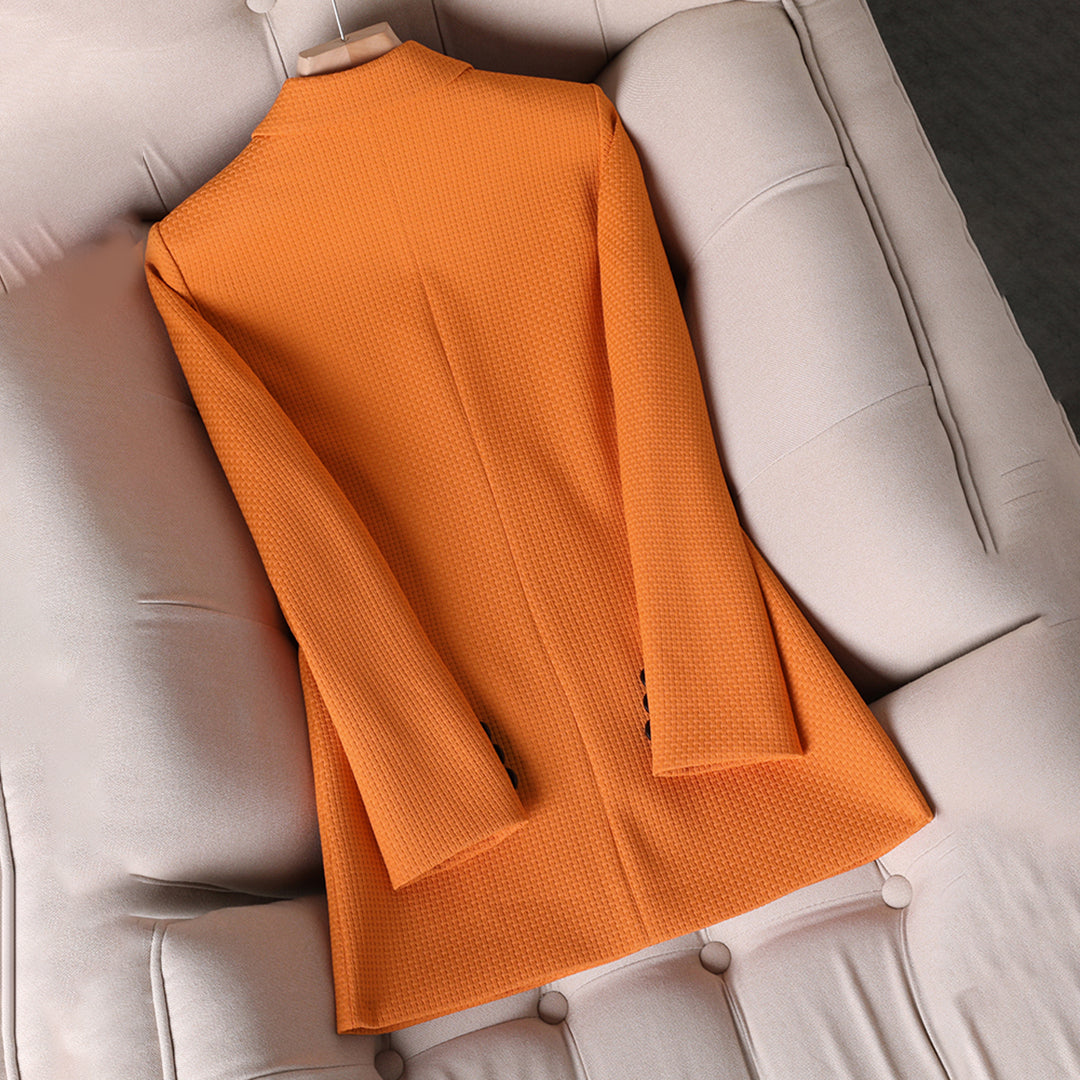 Pia Blazer Femme – Elegant Single-Breasted Blazer with Long Sleeves for All Occasions