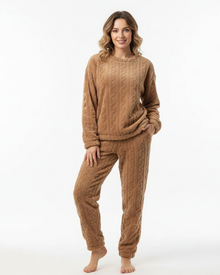 Jheyda WinterSoft Unisex Coral Fleece Pajamas – Warm and Soft Set for Winter & Relaxation
