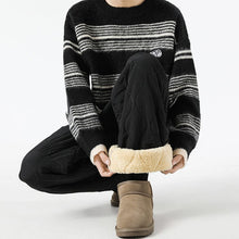 Logan Winter Quilted Pants Men – Warm Fleece Lined Pants with Loose Fit & Elastic Waistband