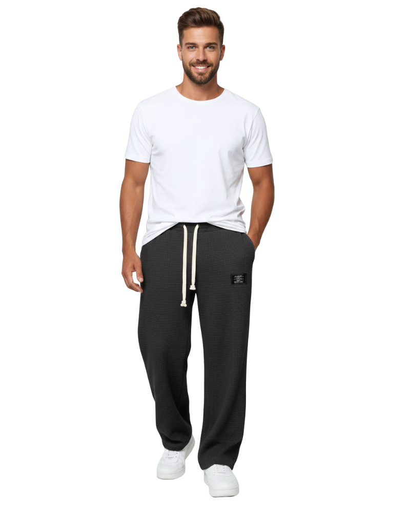 Quinton Men's Trousers Loose Fit – Adjustable Waist, Breathable Fabric & Modern Style