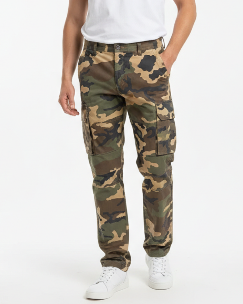 Lucas Men's Outdoor Pants – Durable Straight Cut Pants with Functional Pockets