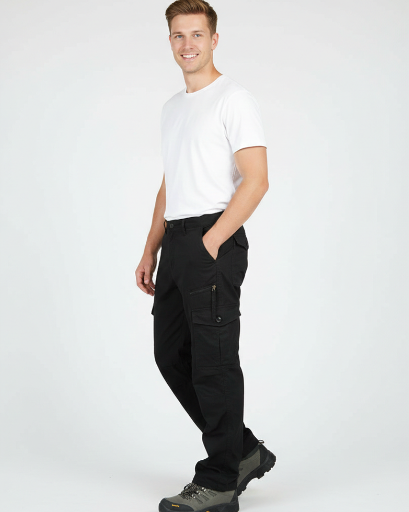 Onze Men's Casual Pants – Comfortable Relaxed Fit with Practical Pockets & Lightweight Fabric
