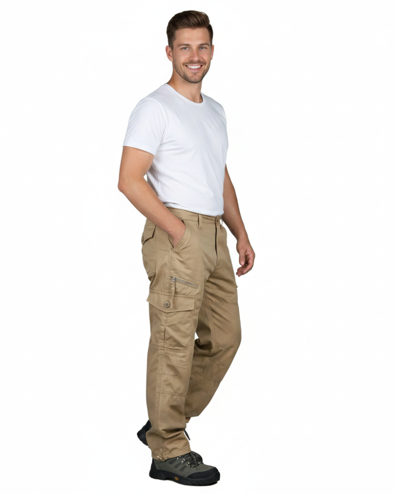 Onze Men's Casual Pants – Comfortable Relaxed Fit with Practical Pockets & Lightweight Fabric
