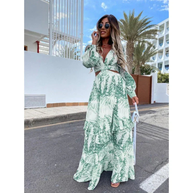 Harper Long Dress Women – Elegant Dress with Flattering Cut and Timeless Design