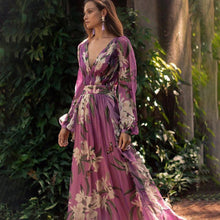 Natalia Maxi Dress Woman – Summer Elegance, Light Polyester & Fluid Cut Purple