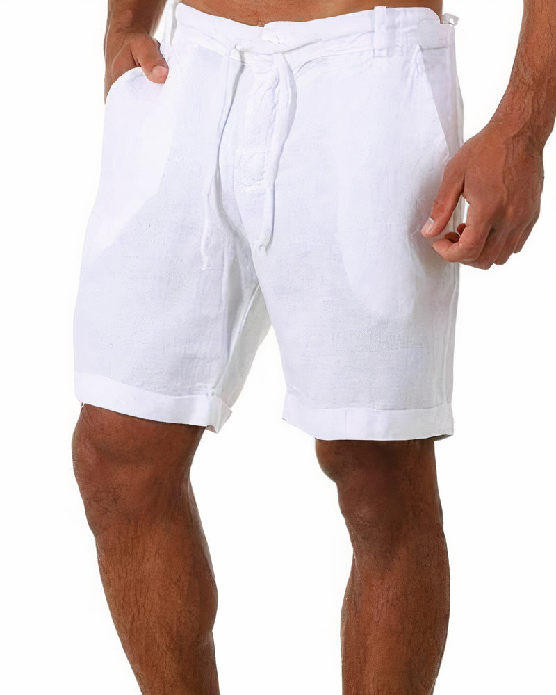 Iven Short Homme – Casual Lightweight Cropped Pants for Summer, Beach & City