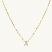 Multi Initial Sapphire Letter Necklace