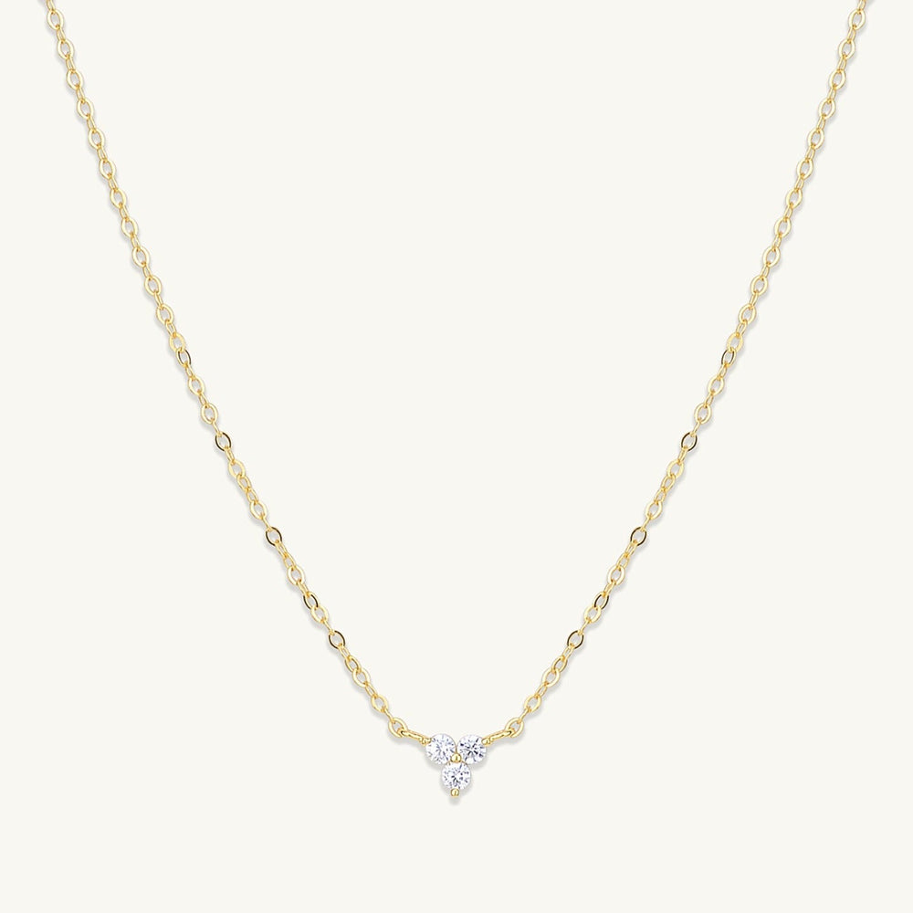 Lotus Sapphire Chain Necklace