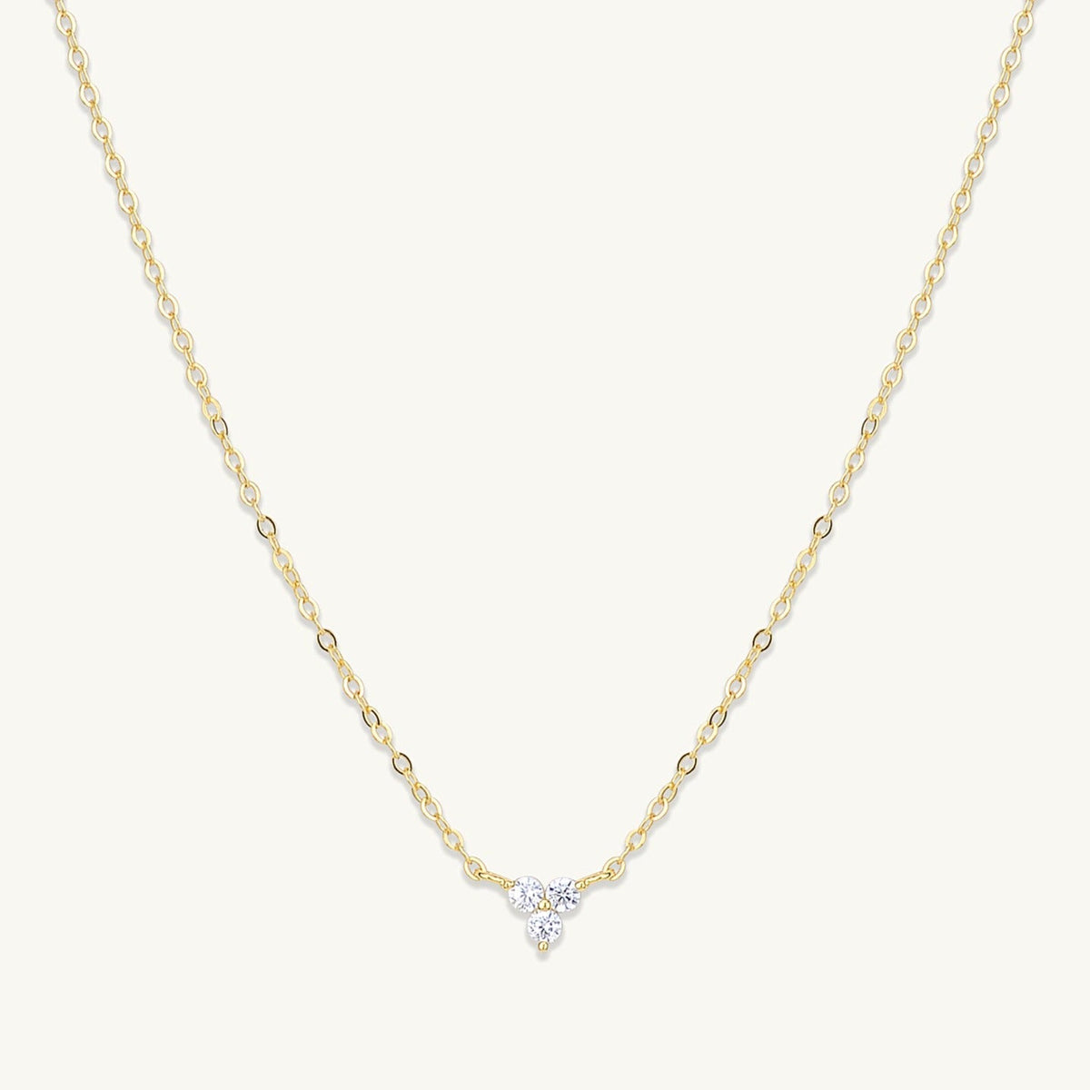 Lotus Sapphire Chain Necklace