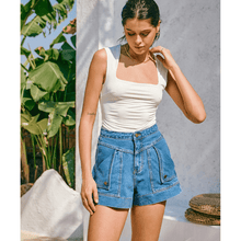Rada Short Cargo Looksy – Flattering High Waist & Trendy Cargo Pockets Summer