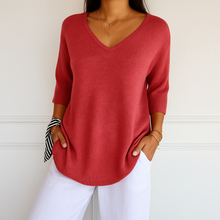 Coraline V-Neck Sweater Women – Fine Knit, Soft & Elegant for a Refined Style