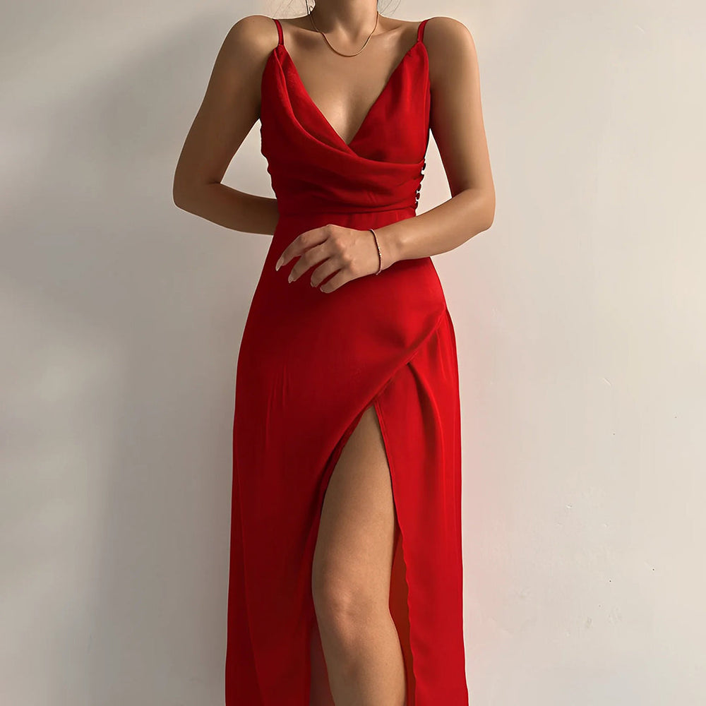 Andrea Elegant Dress Woman – Flattering Cut & Versatility for Office and Evening