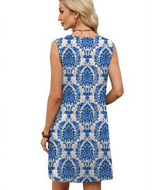 Renee Mini Dress for Women – Summer Lace Tank Dress, Flowing Fit with Pockets, Elegant Style