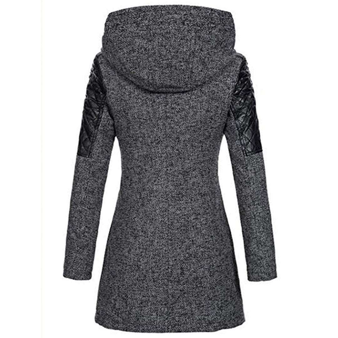 Jhey Long Winter Coat for Women – Warm Hooded Design with Elegant Cut for Cold