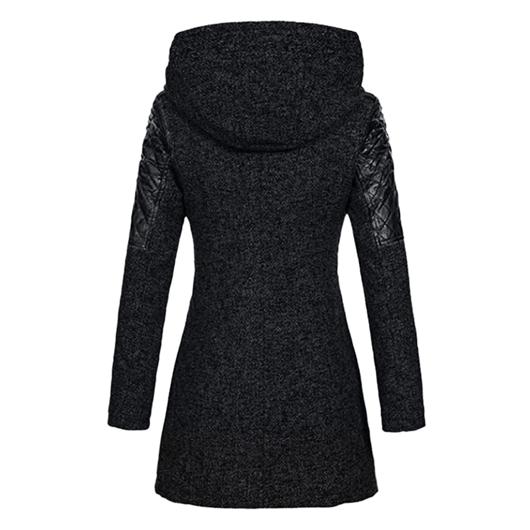 Jhey Long Winter Coat for Women – Warm Hooded Design with Elegant Cut for Cold