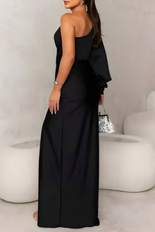 Kaia Long Dress for Women – Elegant Chic Evening Dress with Flattering Cut & Flowing Fabric