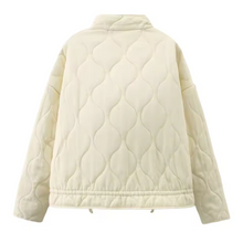 Hershey Quilted Jacket Woman – Warm and Light with Front Zip & Adjustable Waist
