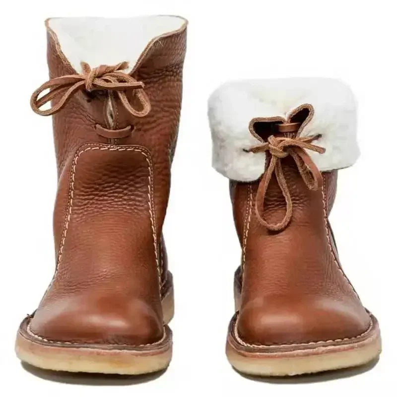 Sophie Women's Warm Lined Boots – Elegant Non-Slip Boots with Faux Fur Lining