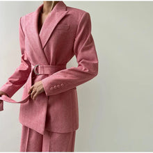 Sophie – Women's Three-Piece Set: Elegant Blazer, Structured Corset & High-Waisted Pants for a Chic Business Look