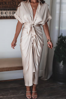 Evening Dress Women Julia – Elegant Long Dress in Airy Polyester with Trendy Details