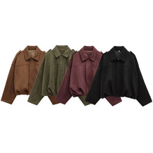 Isla Veste Femme en Daim – Elegant Oversize Jacket with Modern Cut & Soft Comfort