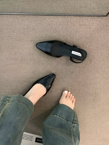 Camille Ballerinas Women – Elegant Shoes with Pointed Toe & Comfortable Square Heel