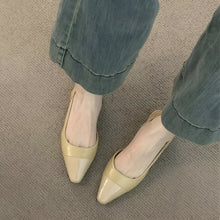 Camille Ballerinas Women – Elegant Shoes with Pointed Toe & Comfortable Square Heel