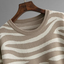 Delaney Women's Ensemble in Cashmere – Chic Zebra Pattern, Soft & Comfortable