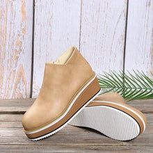 Felise Women's Ankle Boots – Elegant Platform Sole Boots with Zipper, Comfortable and Durable