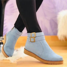 Leilani Women's Platform Boots – Daily Comfort with Padded Sole & Elegant Side Zip