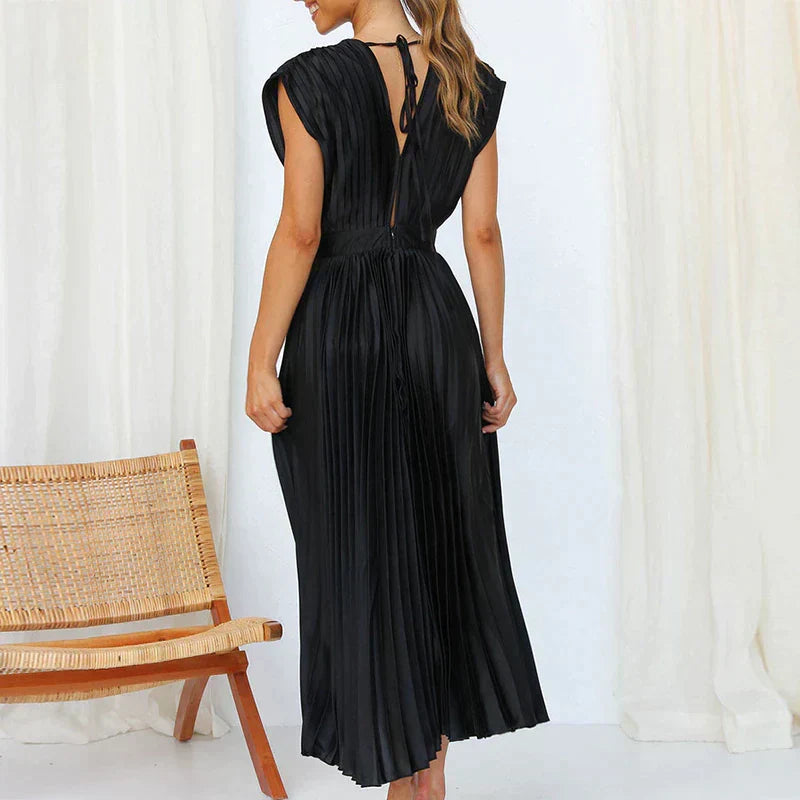 Denise Pleated Robe Woman – Timeless Elegance & Sophisticated Texture, Multiple Colors