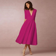 Ivoire Midi Dress Woman – Fitted Cotton Dress with Elegant Cut