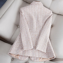 Nataly Blazer Femme – Elegant & Modern Tweed Blazer for a Versatile Chic Style