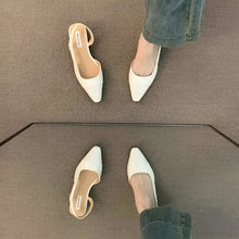 Camille Ballerinas Women – Elegant Shoes with Pointed Toe & Comfortable Square Heel