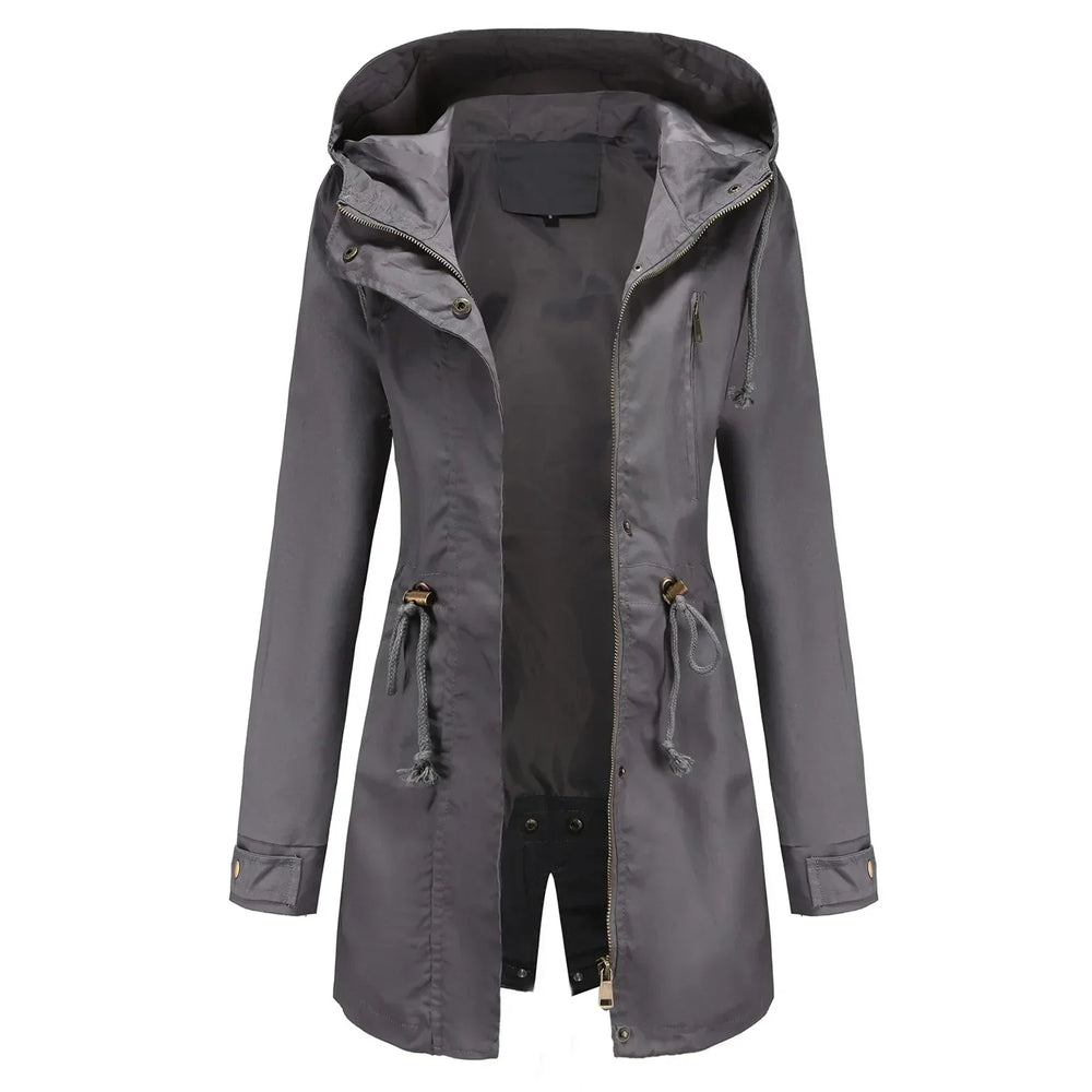 Stella Parka Long Woman – Integrated Hood, Warm Insulation & Zipper Closure