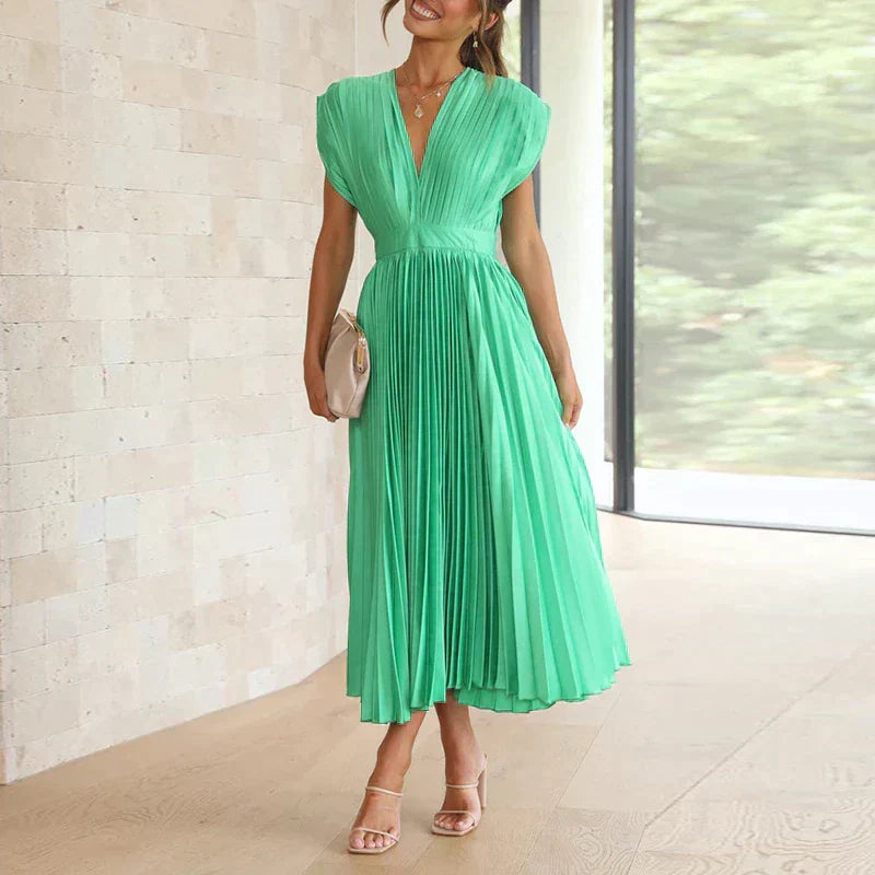 Denise Pleated Robe Woman – Timeless Elegance & Sophisticated Texture, Multiple Colors