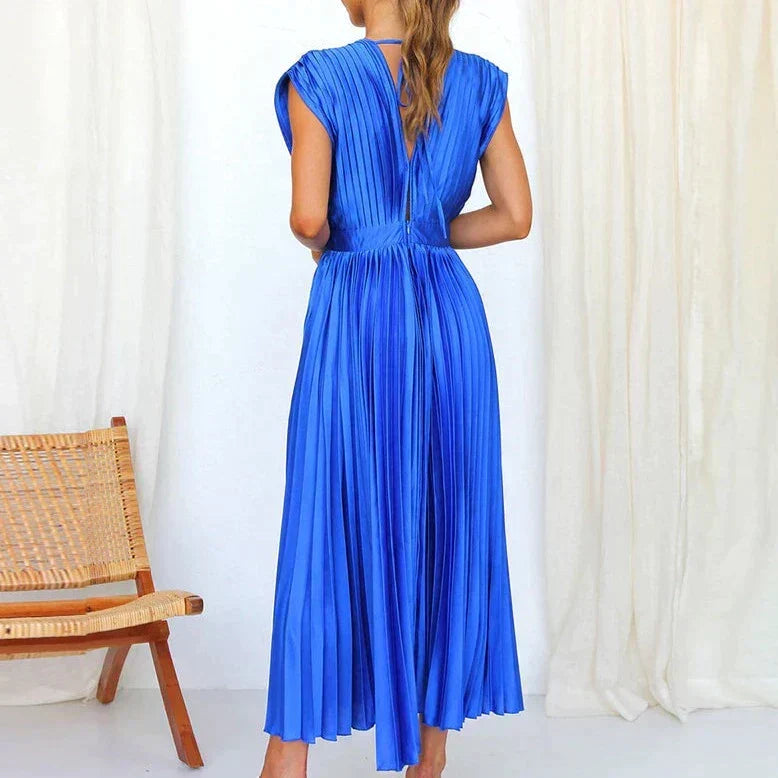 Denise Pleated Robe Woman – Timeless Elegance & Sophisticated Texture, Multiple Colors