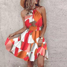 Jocea Short Dress Woman – Airy Bohemian Summer Dress with Colorful Print & Comfortable Fit