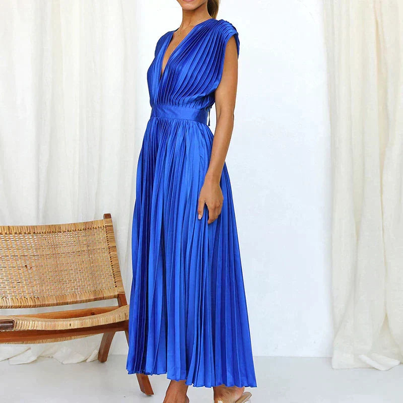 Denise Pleated Robe Woman – Timeless Elegance & Sophisticated Texture, Multiple Colors