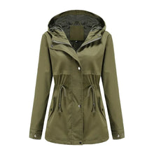 Madeline Manteau Waterproof Women – Adjustable Hood, Lightweight & Durable for Rain