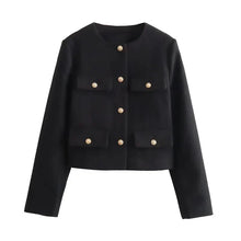 Maisy Women's Coat – Elegant Classic Coat with Chic Decorative Buttons