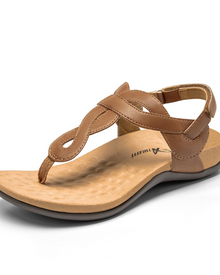 Sienna Women's Sandals – Flip-Flops with Arch Support & Adjustable T-Strap