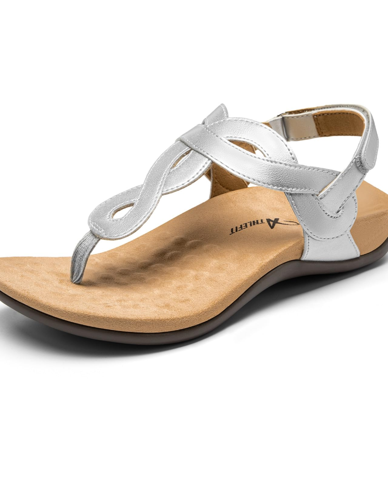 Sienna Women's Sandals – Flip-Flops with Arch Support & Adjustable T-Strap