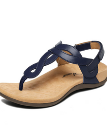 Sienna Women's Sandals – Flip-Flops with Arch Support & Adjustable T-Strap