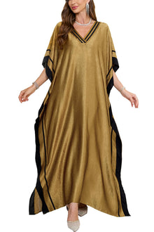 Eugenia Women's Kimono – Loose Long Beach Dress, V-Neck & Loose Sleeves Summer Cover-Up