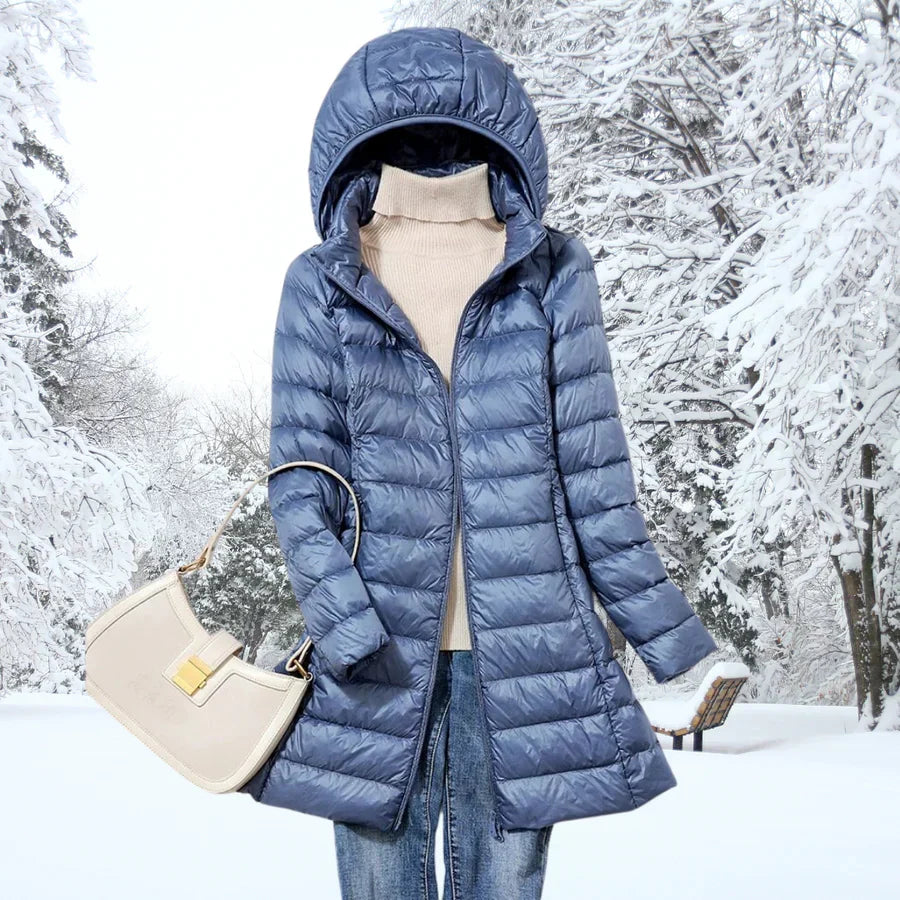 Sky Women's Jacket – Ultra-Light Waterproof Jacket with Removable Hood & 3-in-1 Protection